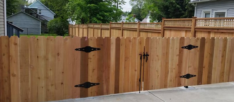 New Vinyl & Picket Fence near Derby, Connecticut